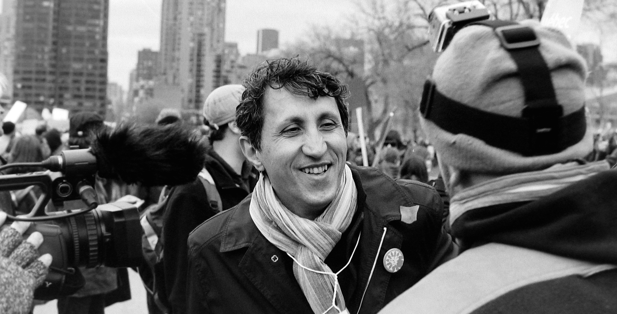 Amir Khadir at the Earth Day 2012 march in Montreal. Photo: Gerry Lauzon/Wikimedia Commons