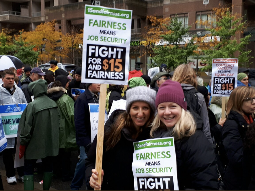 The Rally 4 Faculty at Queens Park brought strikers from across Ontario, Nov. 2, 2017. Photo: OPSEU/Twitter