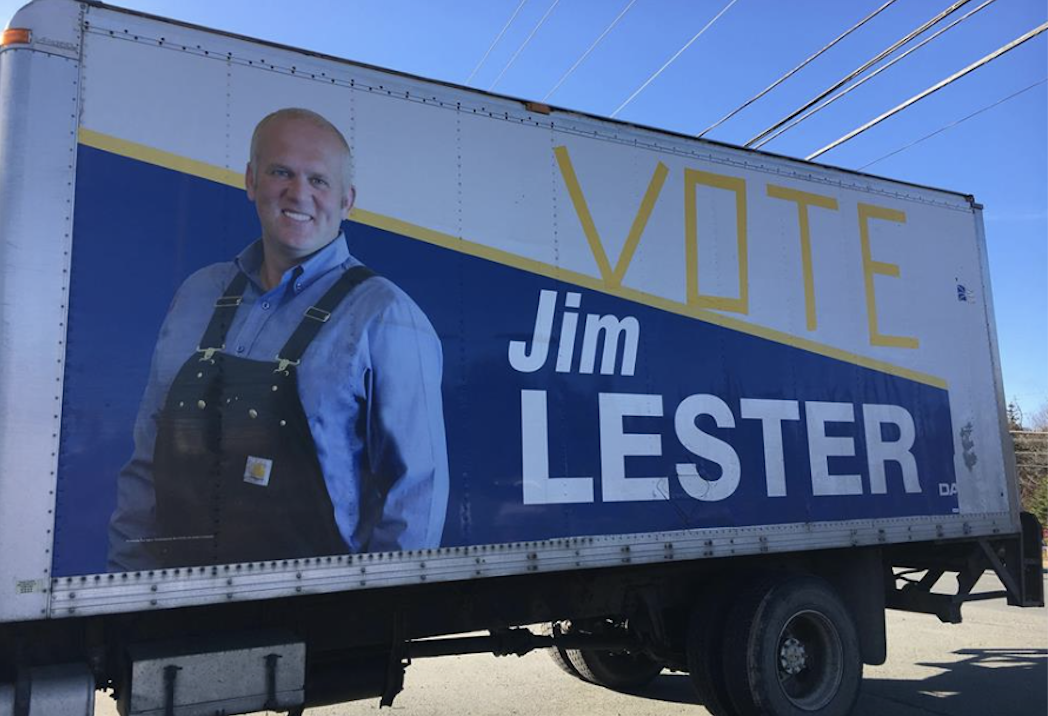 PC Jim Lester won the North Mount Pearl seat. Photo: @FarmerJim/Twitter