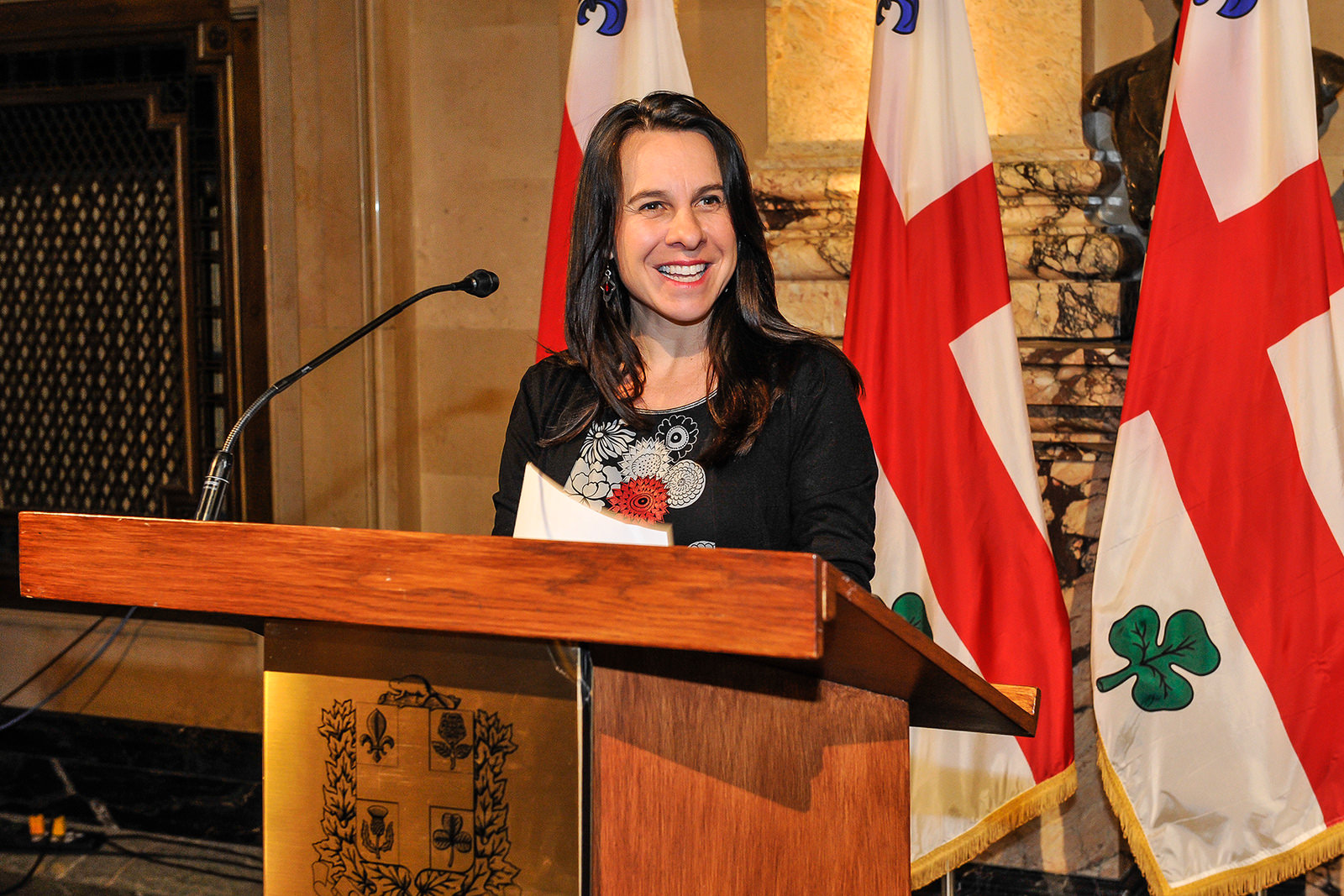 Montreal's new mayor Valérie Plante at an event in 2015. Photo: Ville de Montréal