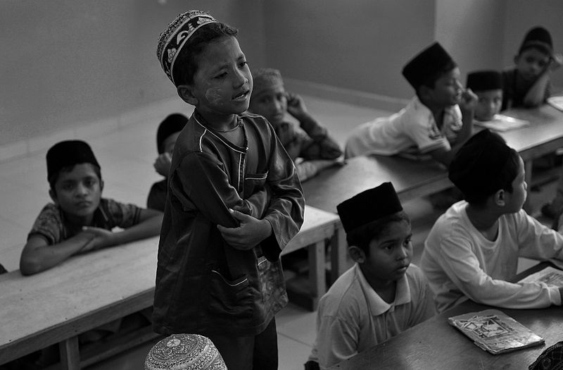 A Rohingya boy in Malaysia in 2012