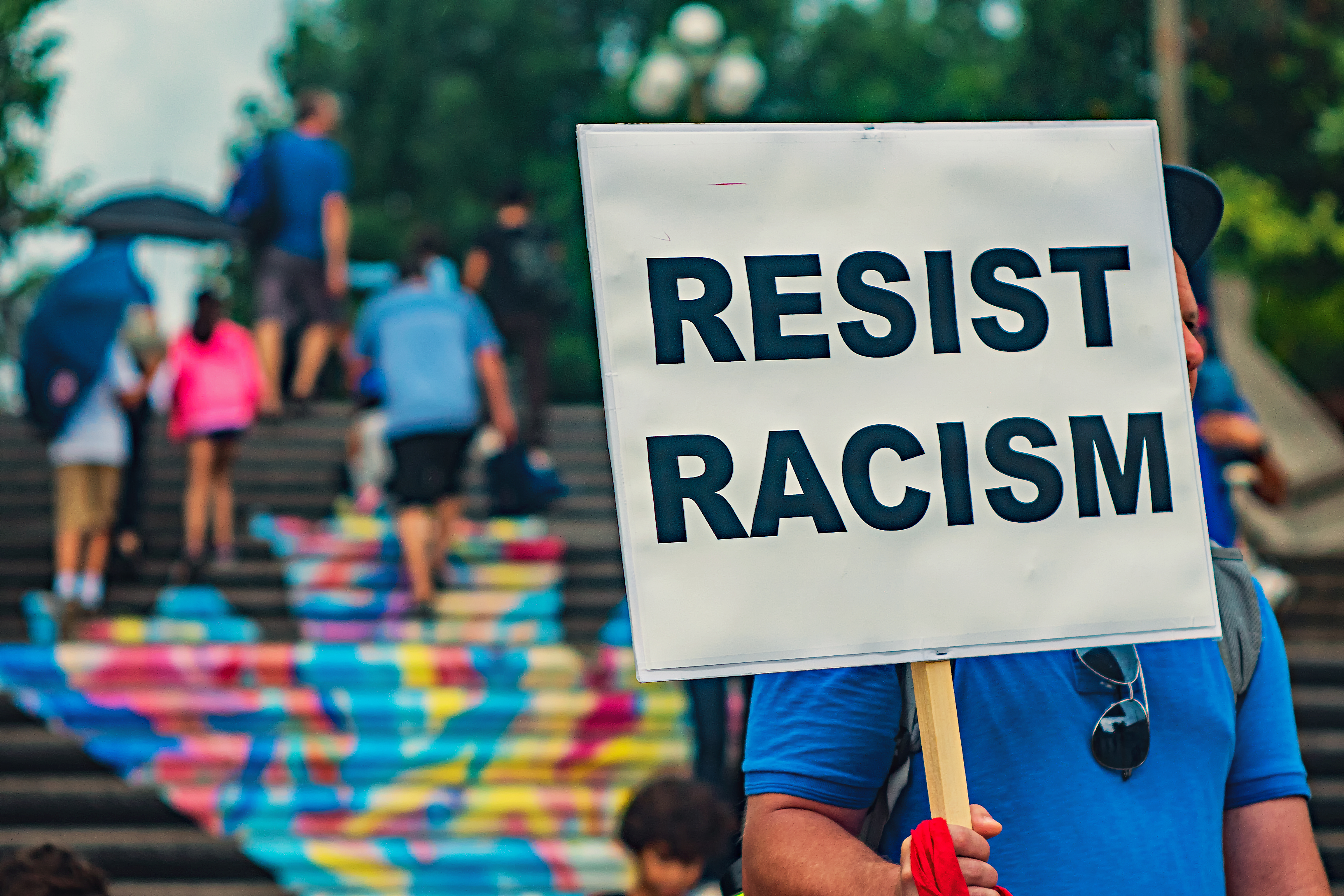 An anti-racism protest staged at the United States Embassy in Ottawa on Aug 22, 2017. Photo: Obert Madondo/Flickr