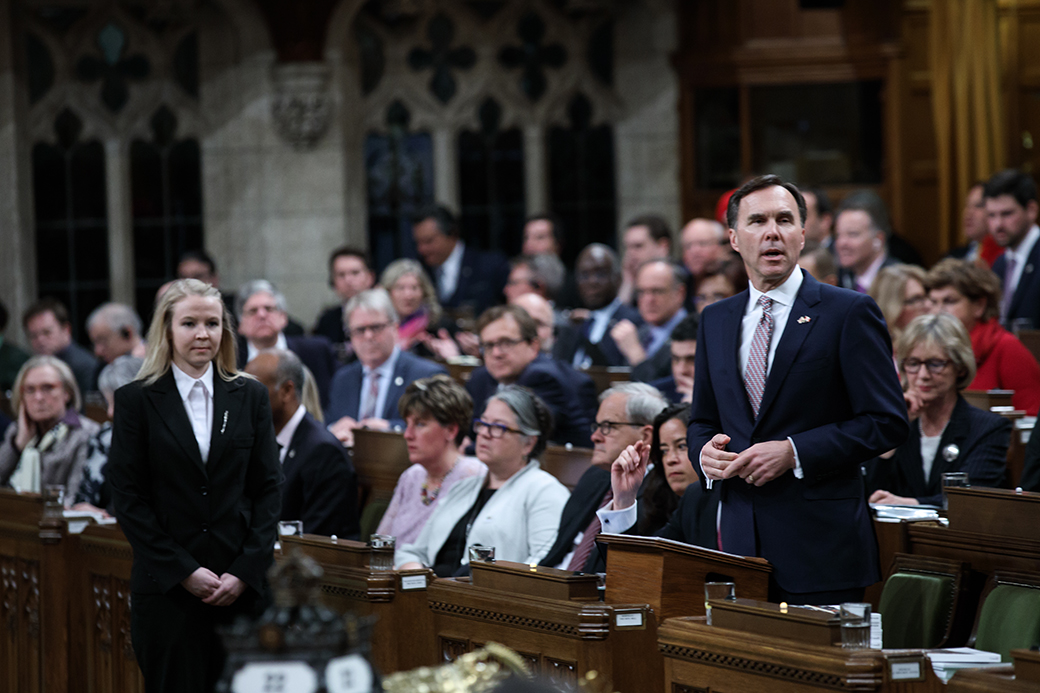 Bill Morneau in House of Commons. Photo: Adam Scotti/PMO