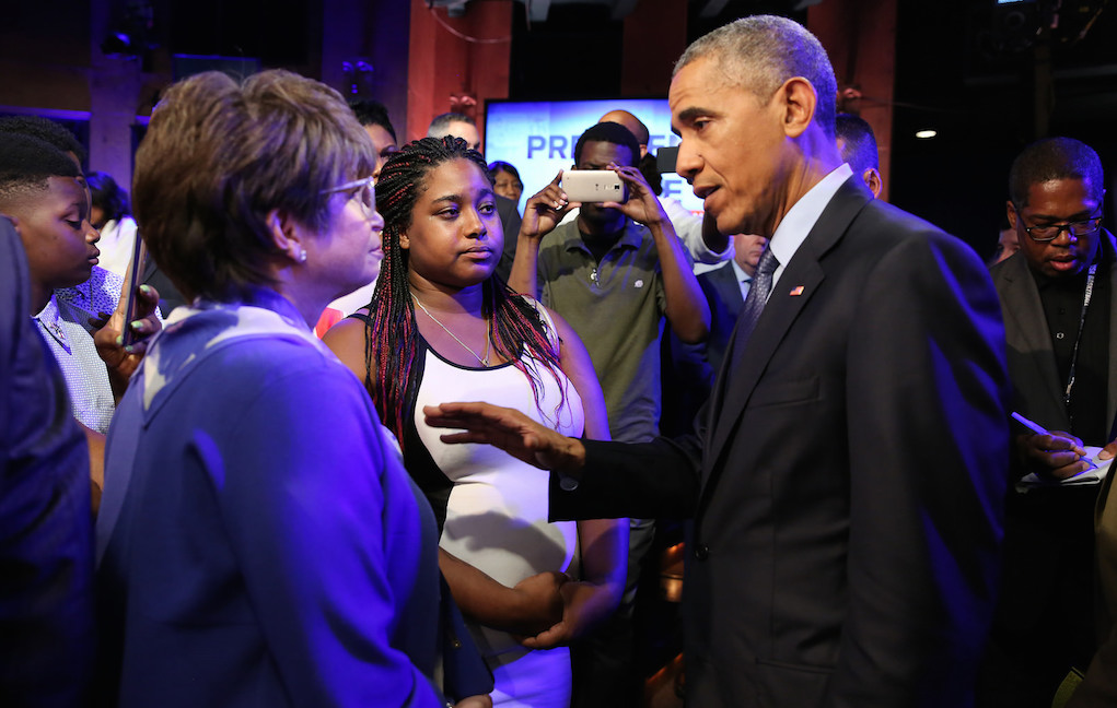 Valerie Jarrett, Erica Garner, Barack Obama. Photo: Disney | ABC Television Group/flickr