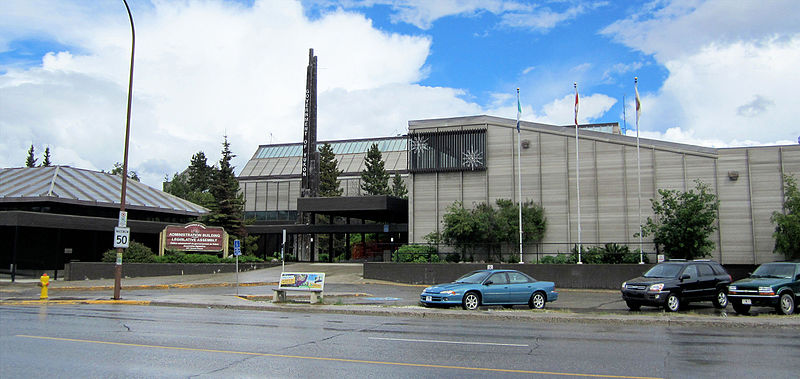The Yukon legislative building