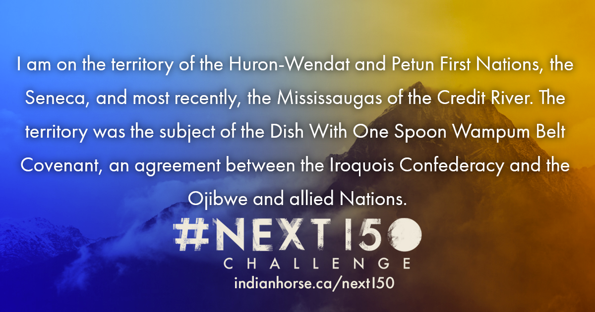 territory acknowledgement for Toronto #Next150