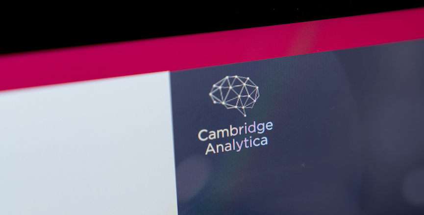 Cambridge Analytica logo. Image: Thought Catalog/Flickr