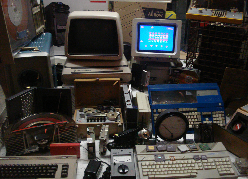 Collection of obsolete technologies. Photo: Nathan/flickr