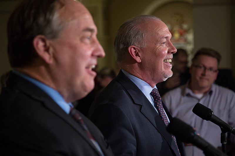 800px-Andrew_Weaver_and_John_Horgan_(34612202540)