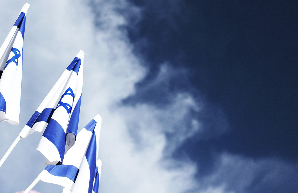 Israeli flags. Photo: bryan/Flickr