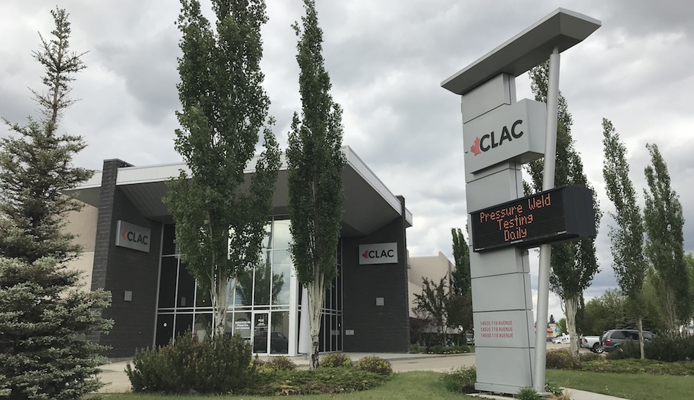 CLAC's office and training facility in Edmonton (Photo: David J. Climenhaga).