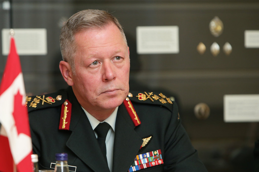 Chief of the Defence Staff Jonathan Vance. Photo: Gatis Dieziņš/Latvijas armija/Flickr