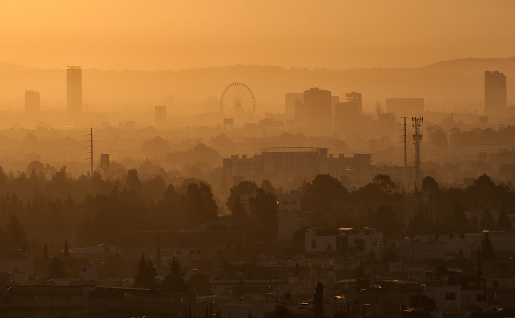 Dawn haze in Puebla, Mexico. Photo: Timothy Neesam/Flickr