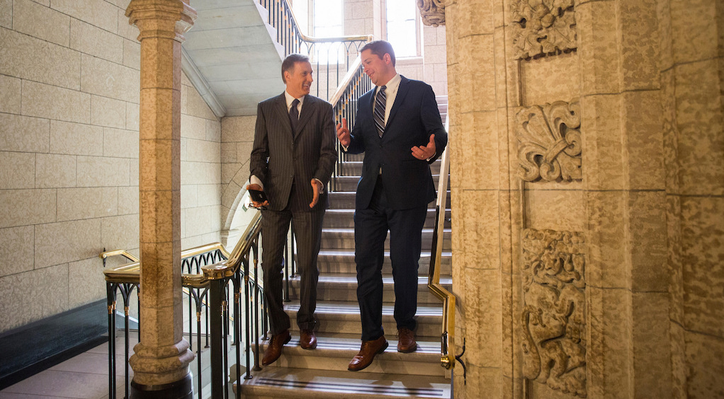 Maxime Bernier and Andrew Scheer. Photo: Andrew Scheer/Flickr