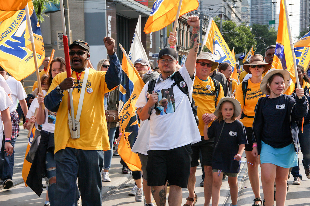 Steelworkers Toronto Area Council on Labour Day 2017. Photo: United Steelworkers/flickr