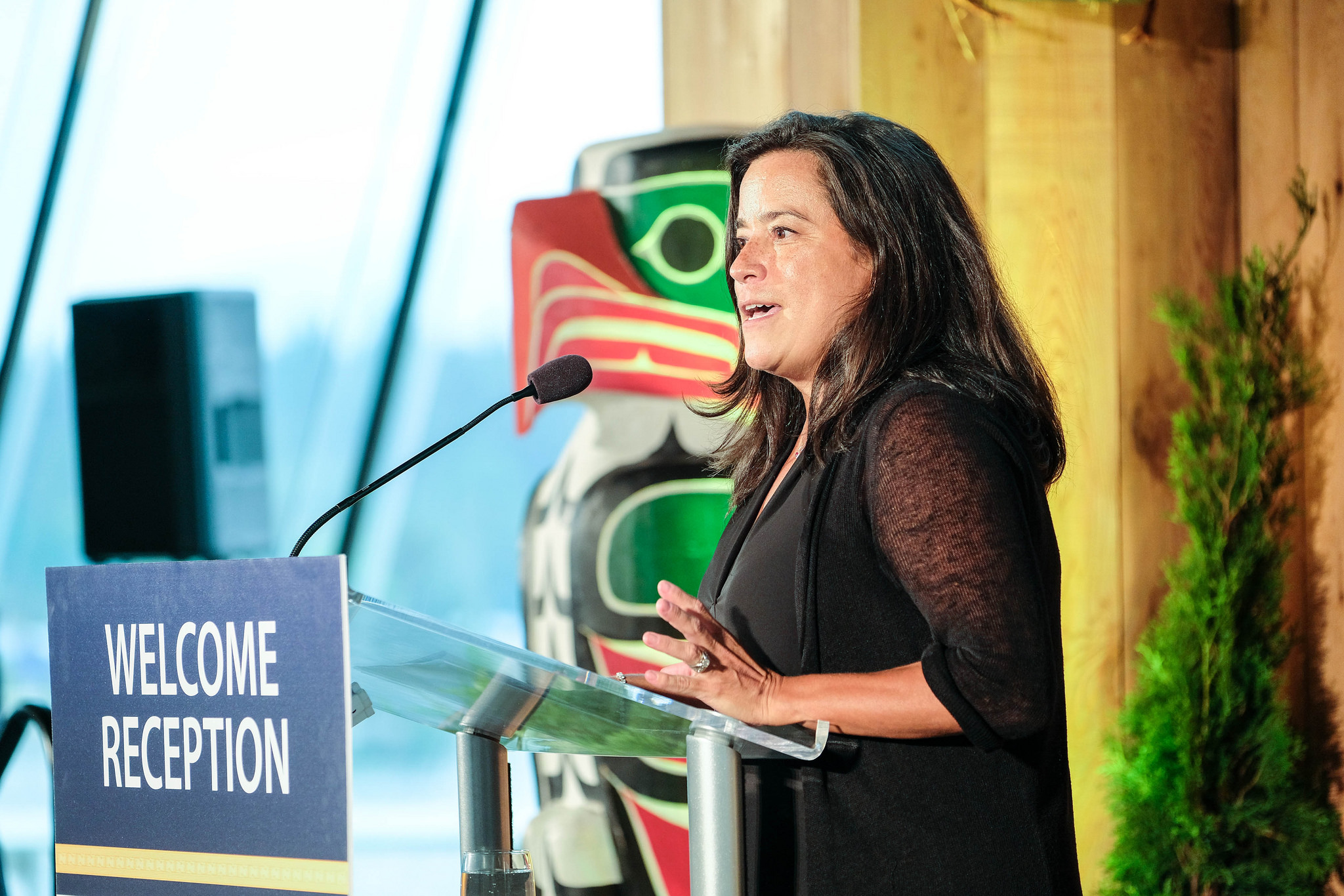 Justice Minister Jody Wilson-Raybould speaks at 2017 First Nations Leaders' Gathering. Photo: Province of British Columbia/Flickr