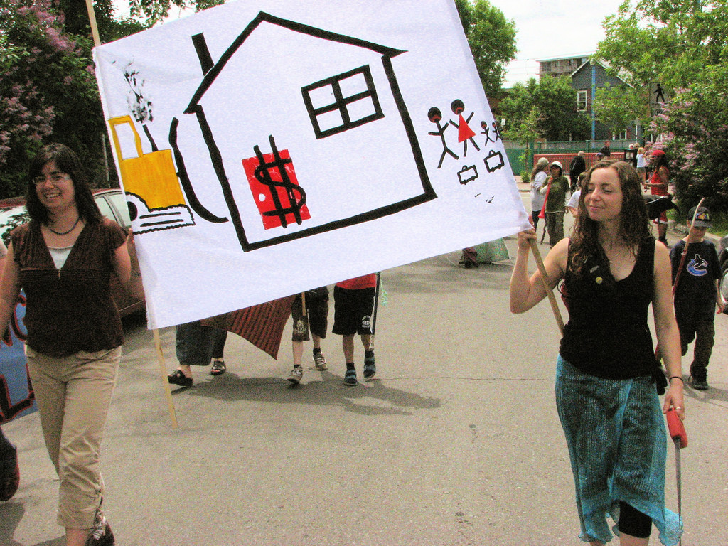 Calgary Housing Action Initiative housing march. Photo: Grant Neufeld/Flickr