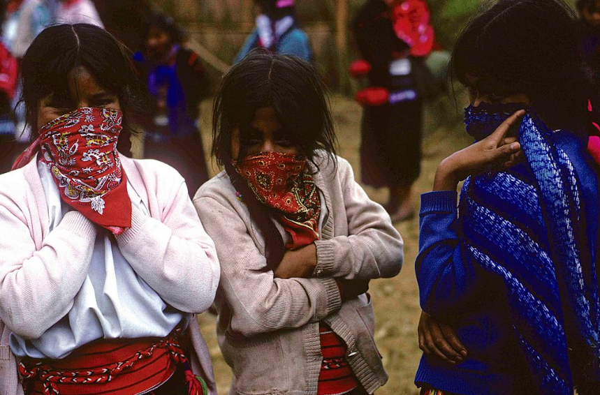 Zapatista children. Wikimedia photo by Julian Stallabrass.