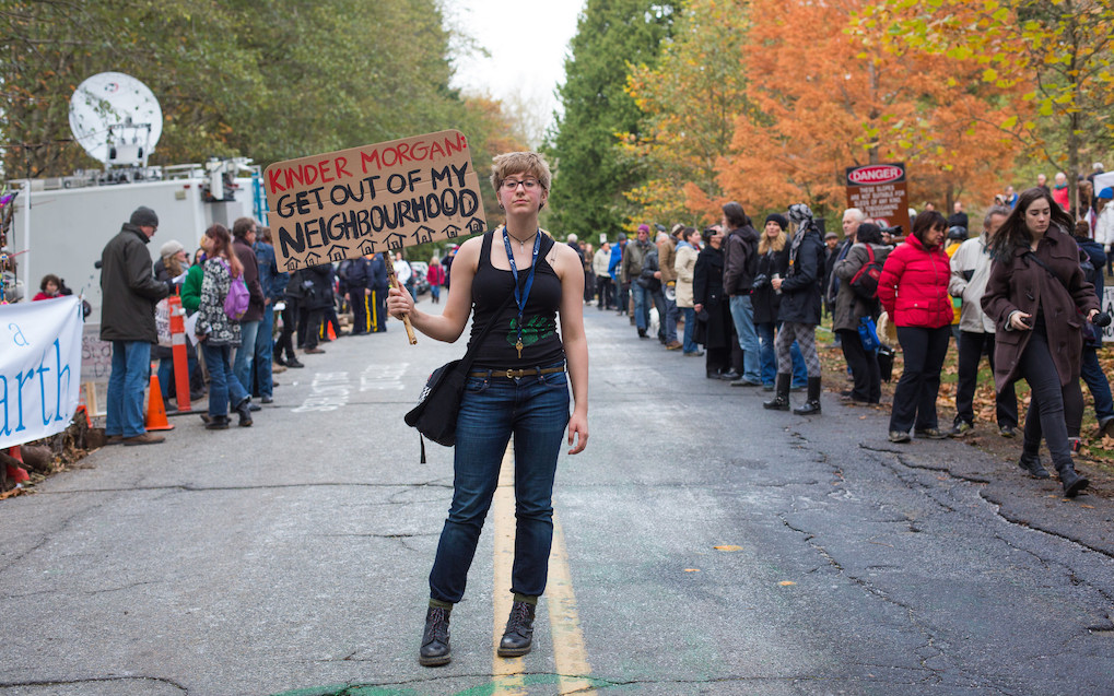 Rally against Kinder Morgan oil pipeline on Burnaby Mountain. Photo: Mark Klotz/Flickr