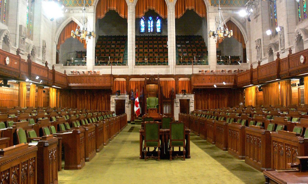 Interior of House of Commons. Photo: Tania Liu/Flickr