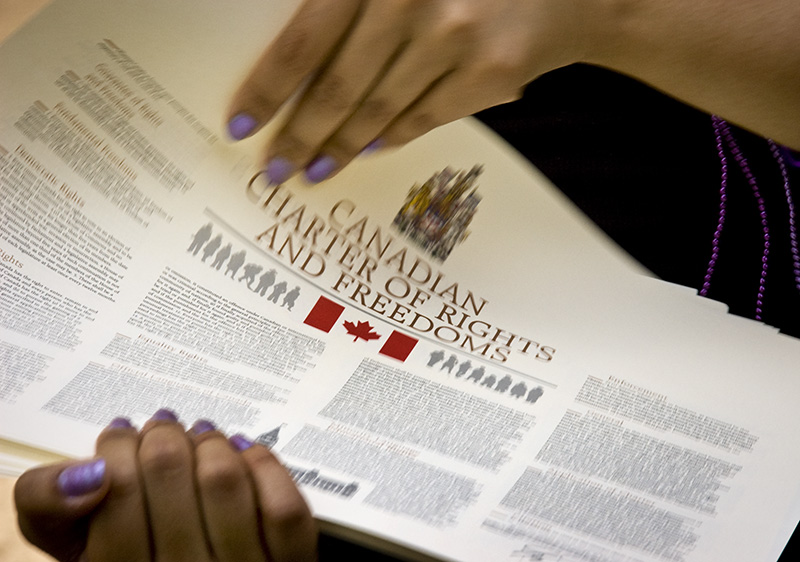 Canadian Charter of Rights and Freedoms. Photo: Marc Lostracci/Wikimedia Commons