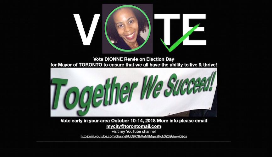 Photo courtesy of D!ONNE Renée's election campaign