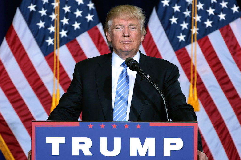 Donald Trump speaking to supporters at an immigration policy speech. Photo: Gage Skidmore/Flickr