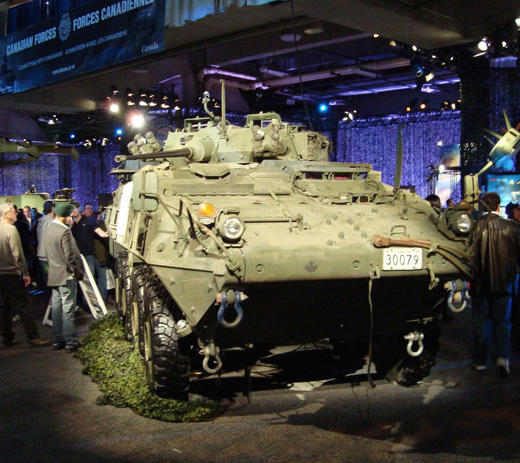 Canadian Forces light armoured vehicle on display. Photo: Mike Babcock/Flickr