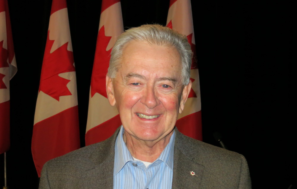 Preston Manning, then the godfather of the Canadian right, at the 2013 Manning Conference