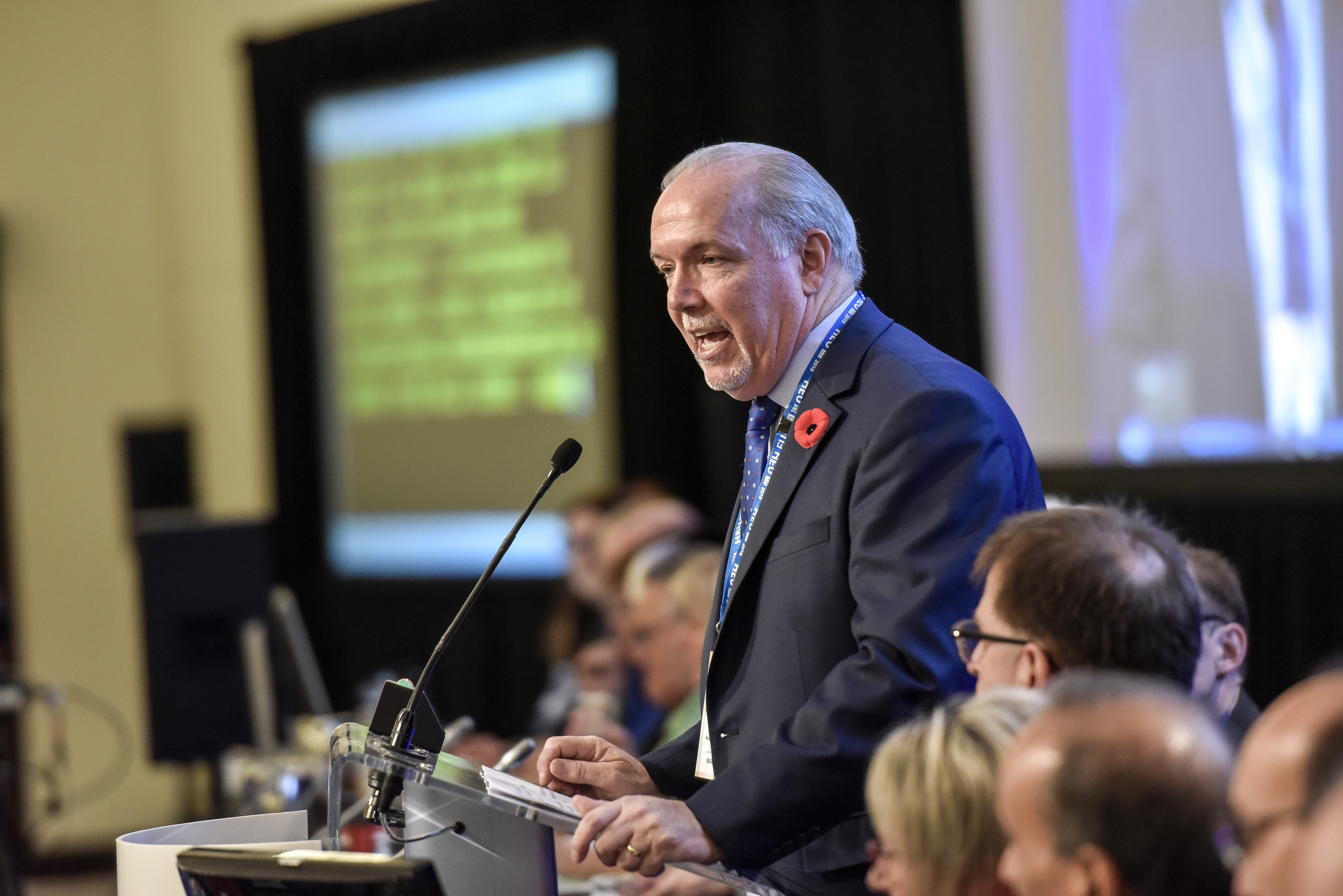 B.C. Premier John Horgan. Photo by Josh Berson