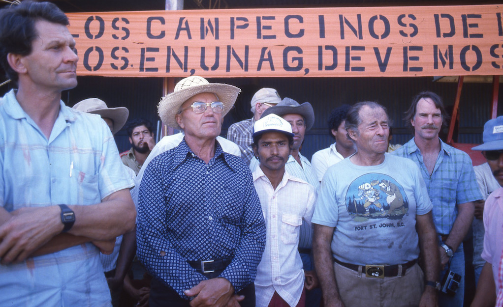 Canadian members and Nicaraguan farmers at a workshop in Rivas. Photo credit: Lois Ross