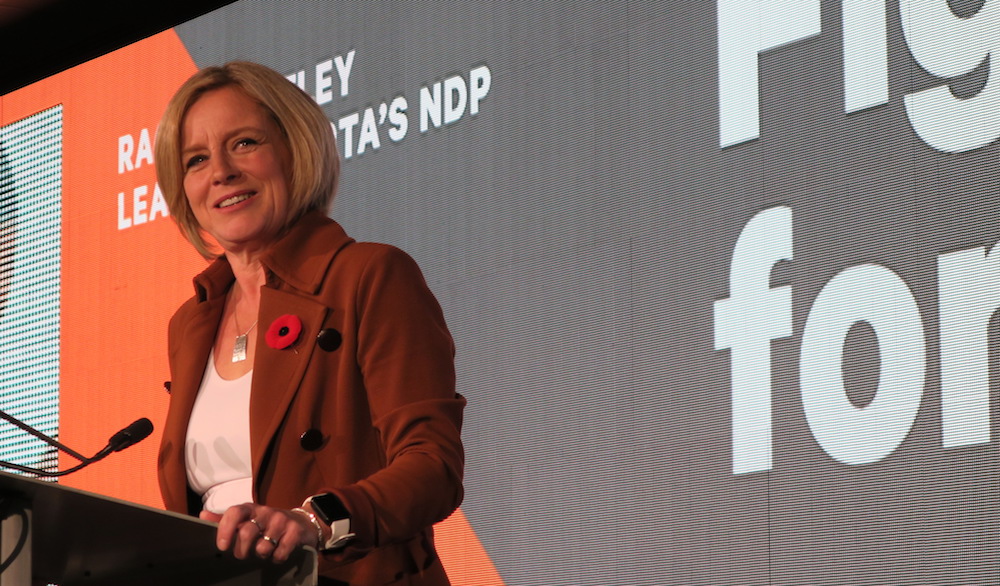 Alberta Premier Rachel Notley is braver than your average politician (Photo: David J. Climenhaga).