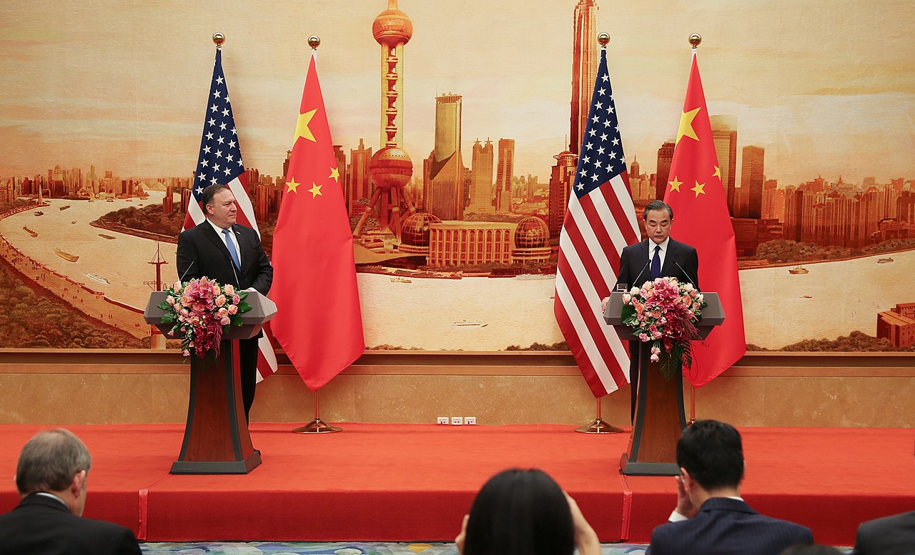 U.S. Secretary of State Pompeo Visits Beijing, China, 2018. Photo: PAS China/Wikimedia Commons