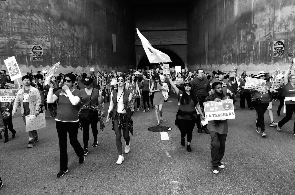 United Teachers Los Angeles March for Public Education, December 15, 2018. Photo: waltarrrrr/Flickr