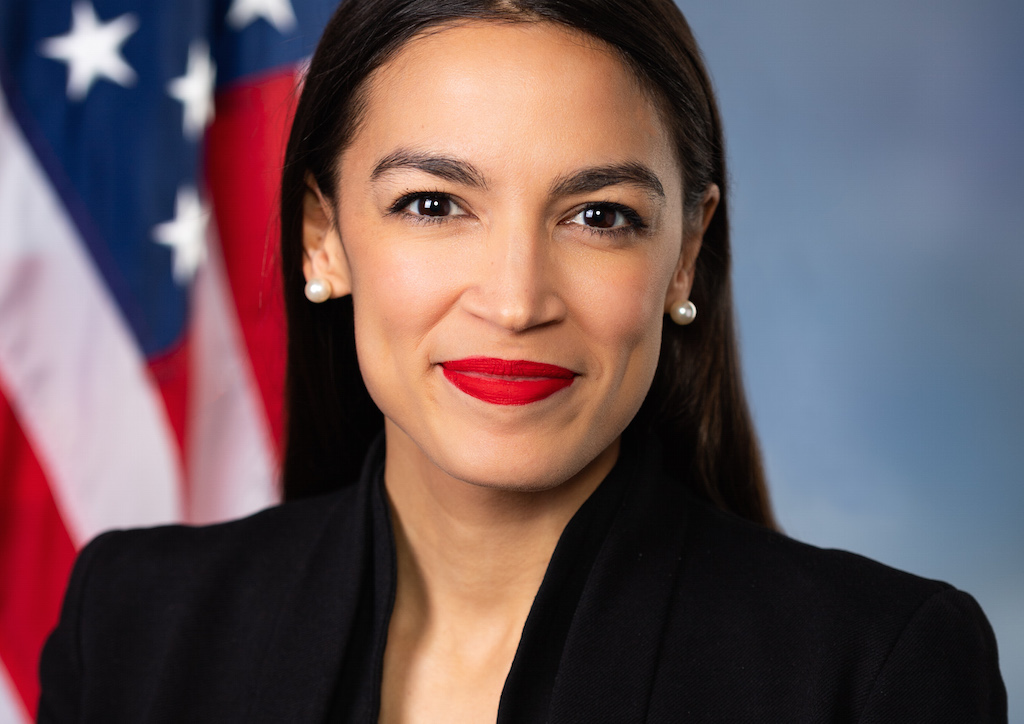 Official portrait of Rep. Alexandria Ocasio-Cortez. Photo: US House of Representatives/Wikimedia Commons