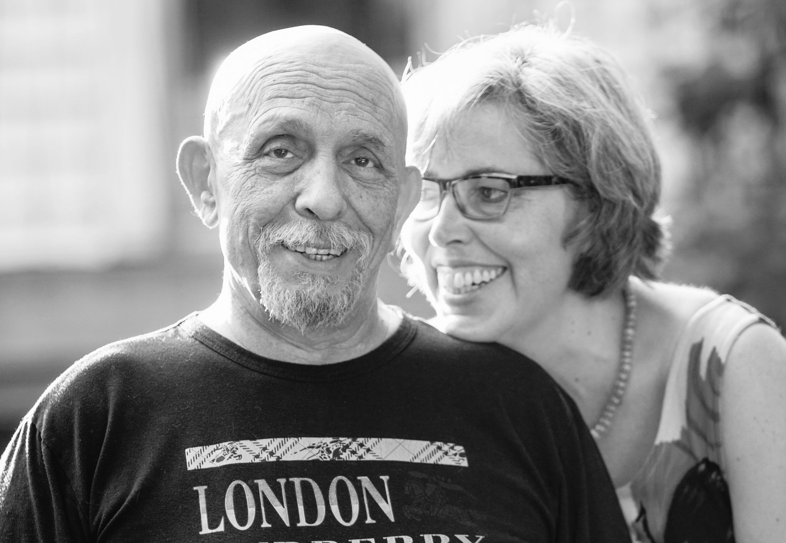 Celia Chandler with her partner Jack Sikorski in 2016. Photo: Kate O'Connor/Sweetheart Empire