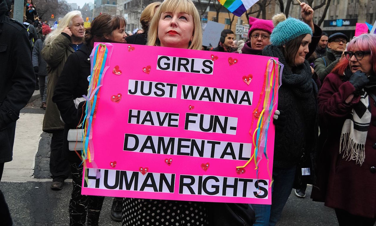 Women's March Toronto. Photo: Silvia Maresca/Wikimedia Commons