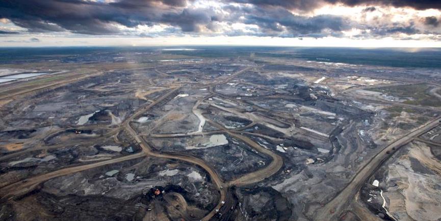 Tar sands in Alberta. Image: Extinction Rebellion Canada/Facebook