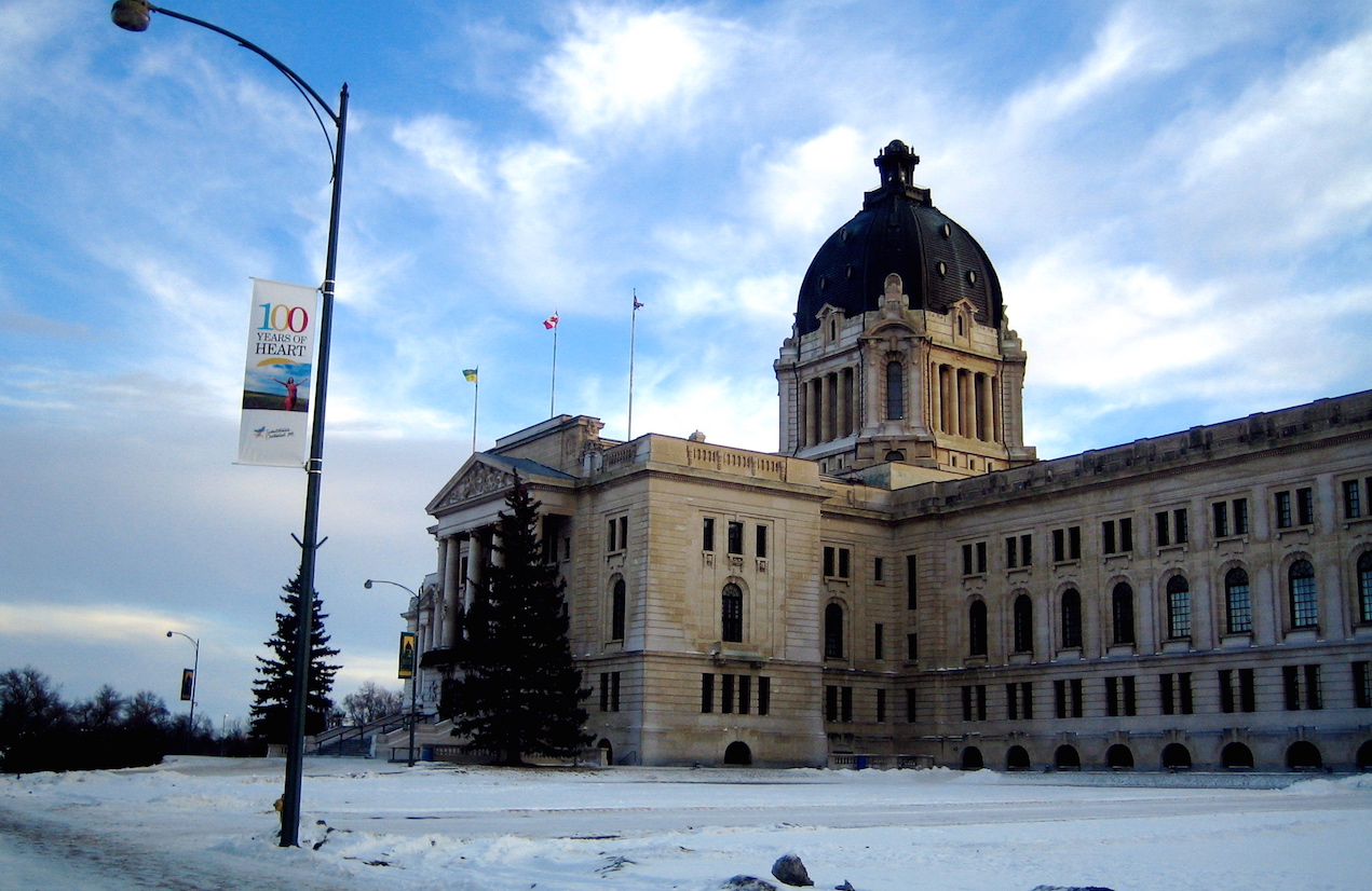 Saskatchewan legislature building. Photo: Eric Brochu/Flickr