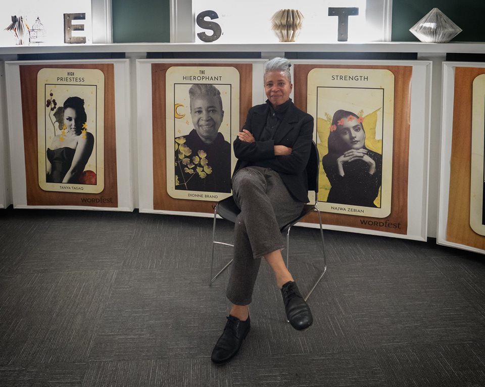 Dionne Brand at Calgary's Wordfest in 2018