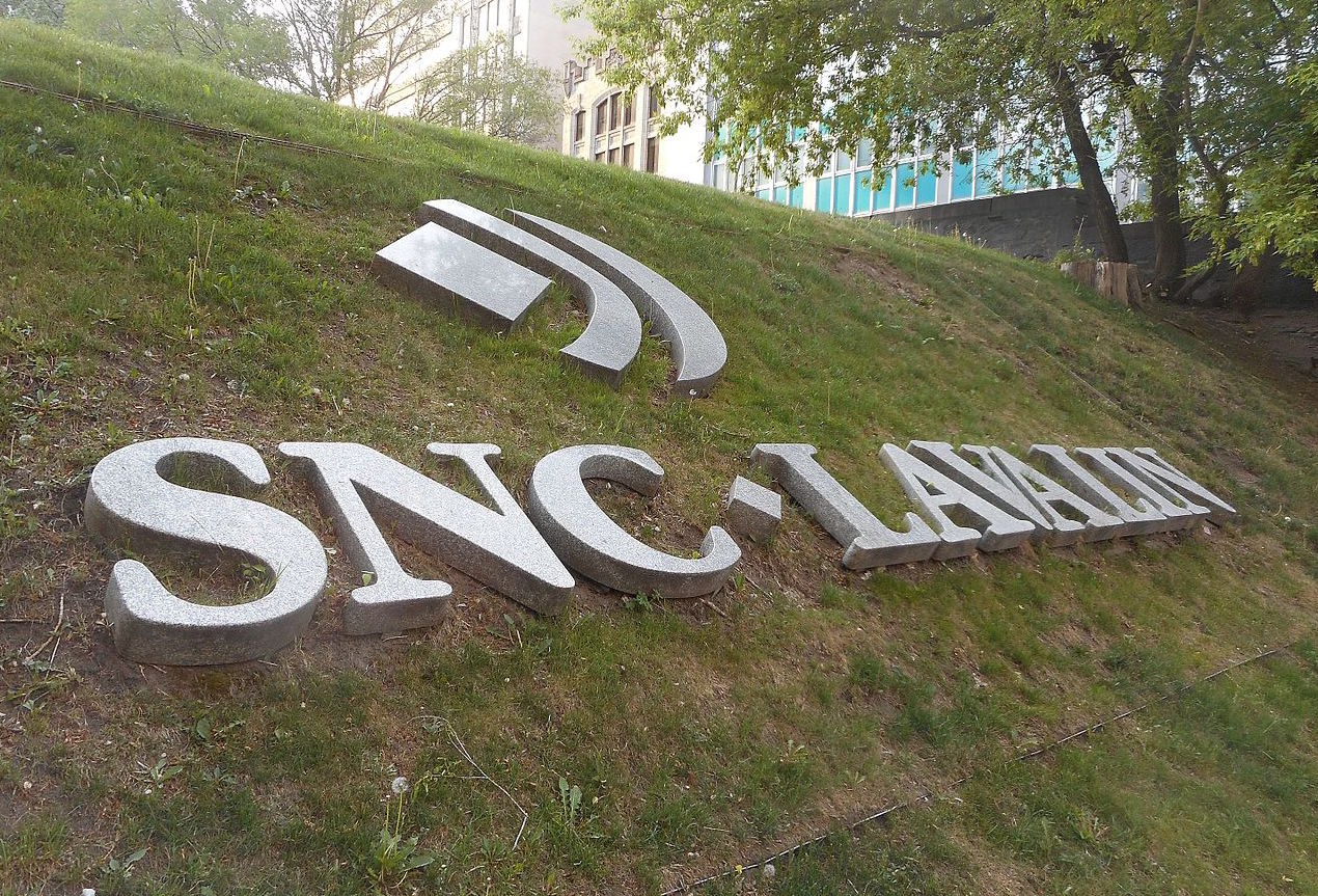 SNC-Lavalin sign. Photo: Jeangagnon/Wikimedia Commons