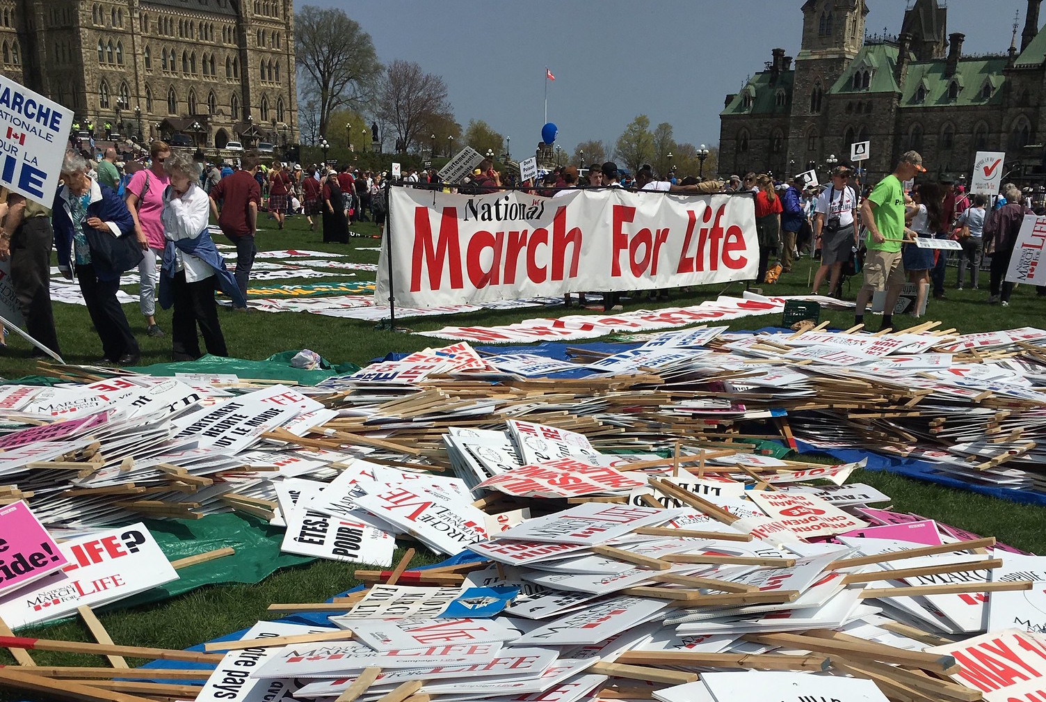 March for Life on Parliament Hill in Ottawa, 2016. Photo: Ross Dunn/Flickr