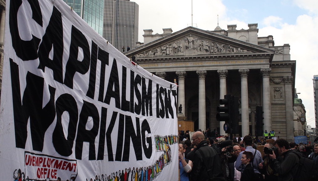 "Capitalism Isn't Working" Photo: Jonny White/Flickr