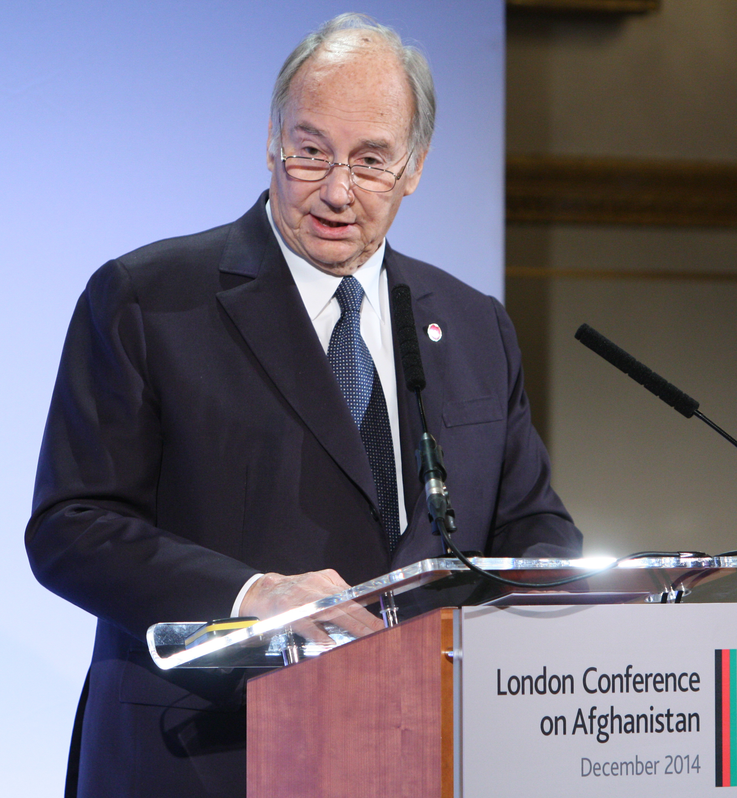 The Aga Khan addresses the 2014 London Conference