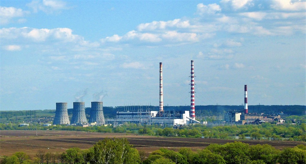 The coal-fired Kashira power plant near Moscow. Image: Wikimedia Commons