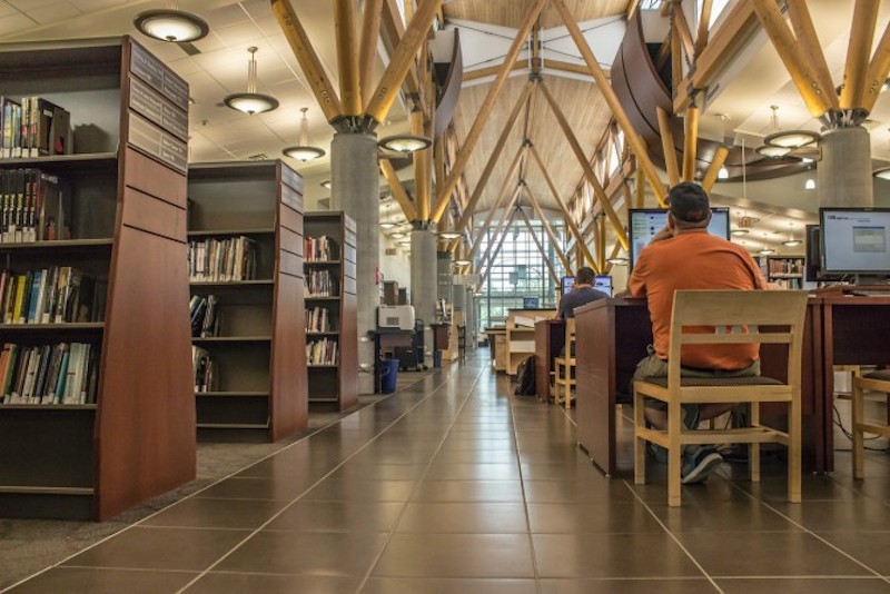 The interior of the Lois Hole Branch of the Edmonton Public Library (Photo: EPL).