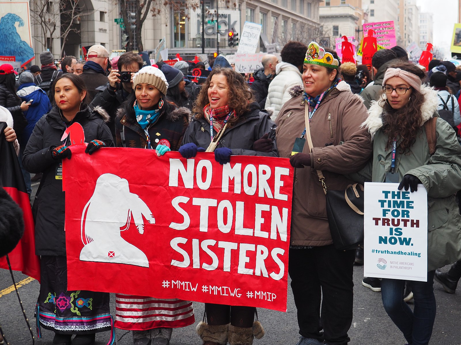 Image Credit:  Wikimedia by SlowKing7, 2019 Women's March on Washington, D.C.1191784.jpg