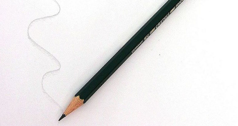 Pencil on paper. Image: madca7/Wikimedia Commons