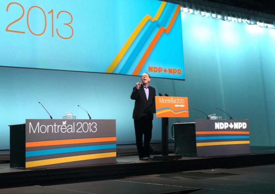 Murray Rankin speaks at 2013 NDP convention in Montreal. Photo: Foreen/Wikimedia Commons