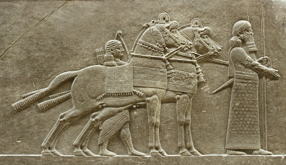 Stone panel from the Palace of Ashurbanipal. Nineveh, northern Iraq, about 645 BC. Image: Frans Vandewalle/Flickr